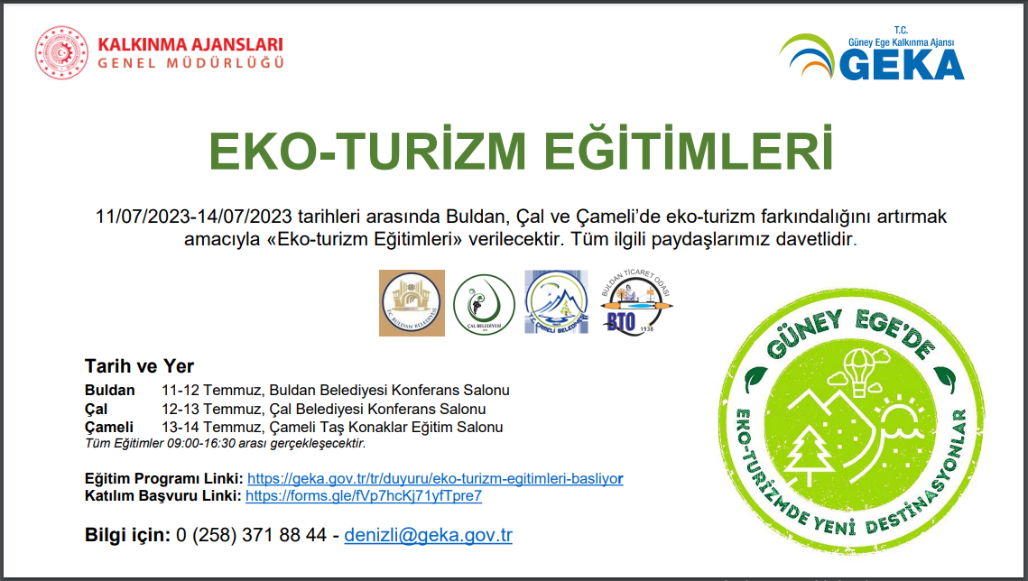 EKO -TURİZM  EĞİTİMLERİ